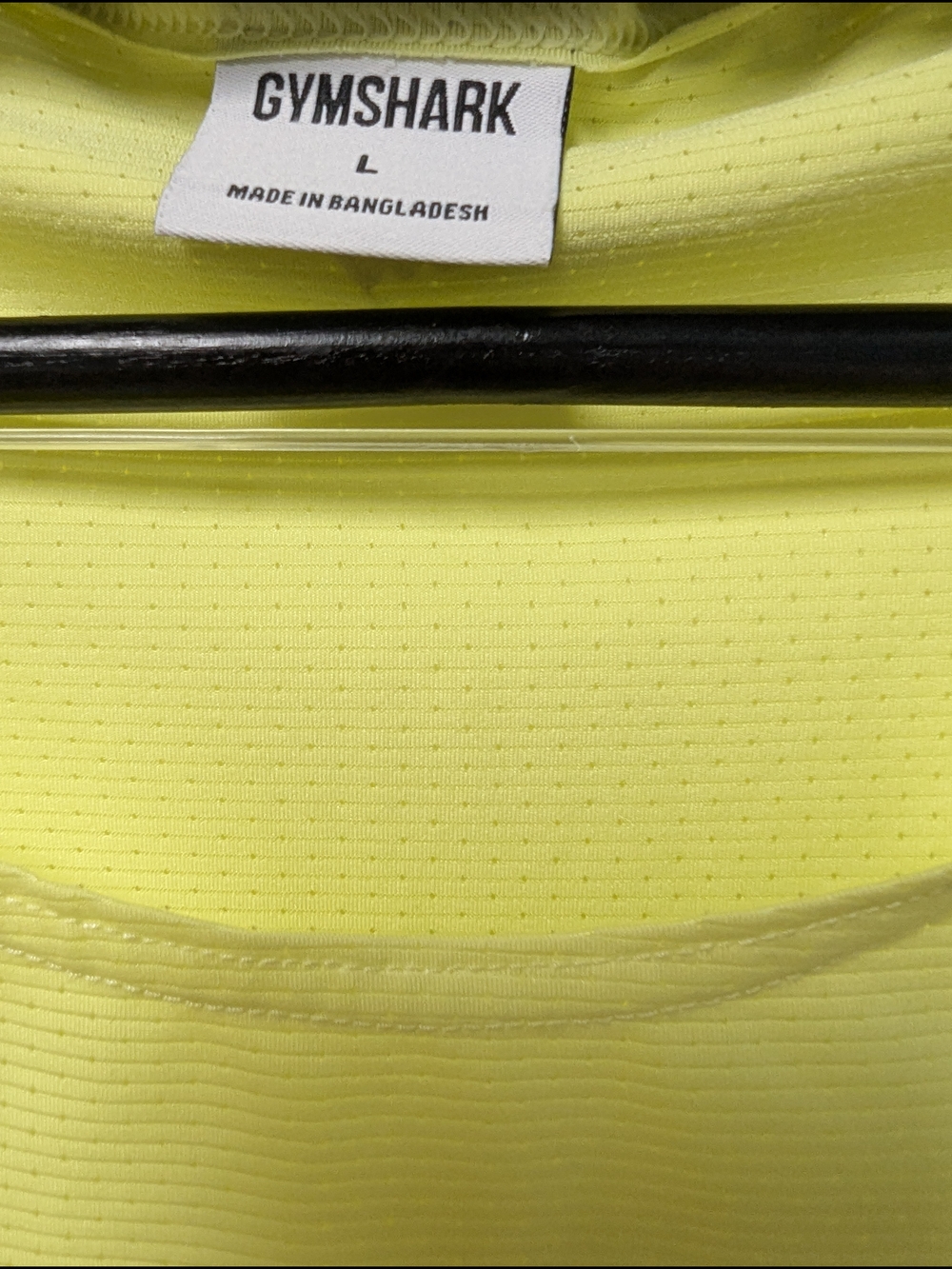 Gymshark Women's Yellow Performance Tank Top - Picture 4 of 7